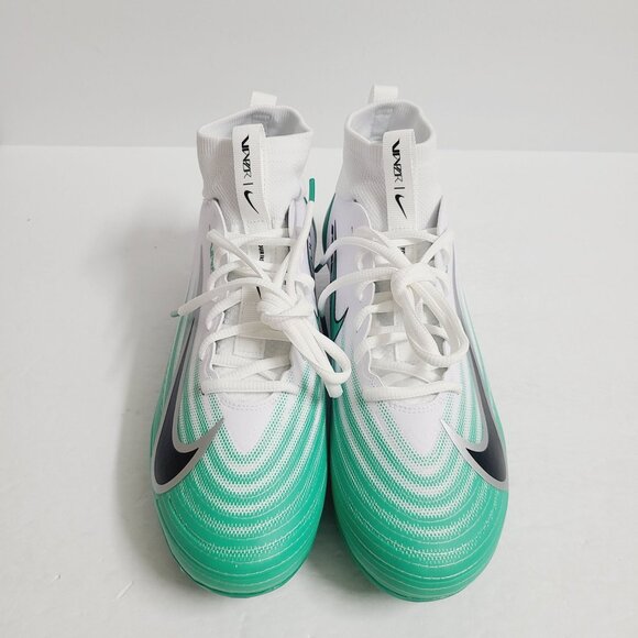 NEW Nike Air Zoom Vapor Pro 1 Football Cleats HM8850-100 Size 8.5 White Green #1 main image 7
